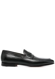 Santoni Penny leather loafers - Nero