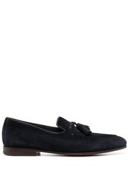 Santoni tassel detail loafers - Blu