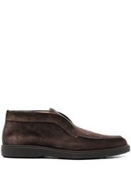 Santoni Desert slip-on suede boots - Marrone