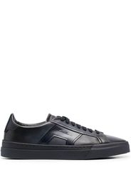 Santoni Double Buckle leather sneakers - Blu