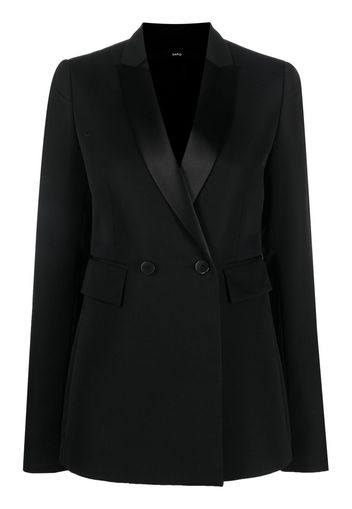 SAPIO Blazer doppiopetto - Nero