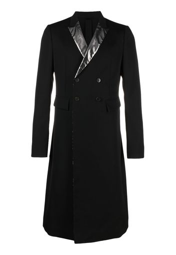 SAPIO double-breasted coat - Nero