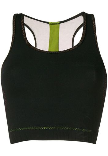 Reggiseno sportivo con spalline incrociate