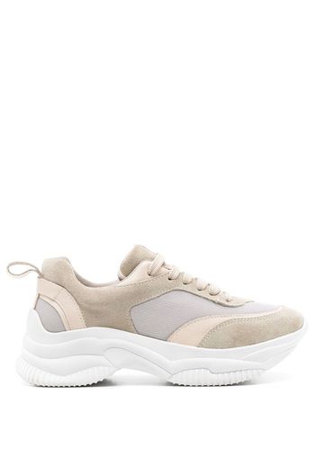 Sarah Chofakian Sneakers Bell con inserti a contrasto - Toni neutri