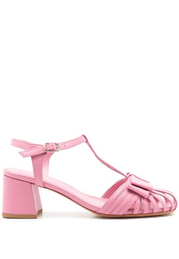 Sarah Chofakian Marly 45mm leather sandals - Rosa