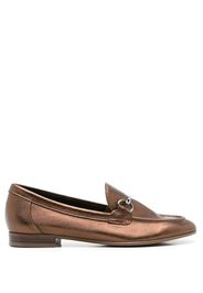 Sarah Chofakian Mocassini Siena Oxford metallizzati - Marrone