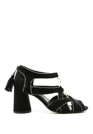 Sarah Chofakian Taylor 65mm cone-heeled sandals - Nero