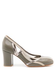 Sarah Chofakian Jubilee 55mm cut-out pumps - Verde