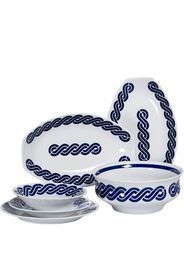 Sargadelos Set 18 pezzi Cadrelo Dinner Service - Blu