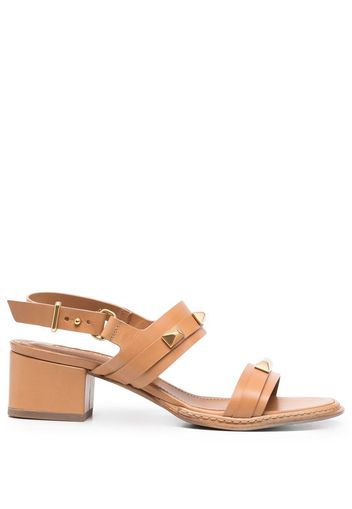 Sartore rockstud-embellished sandals - Marrone