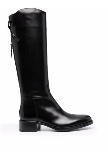 Sartore rear-zip knee length boots - Nero