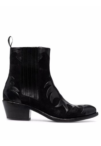 Sartore leather Western boots - Nero