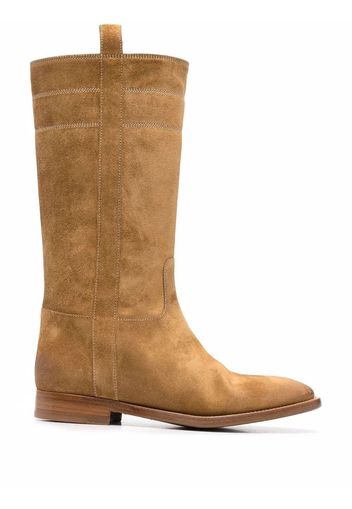 Sartore Senape suede boots - Marrone