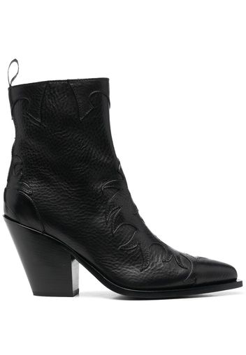 Sartore ankle leather boots - Nero