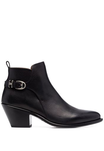 Sartore Texan pointed-toe boots - Nero