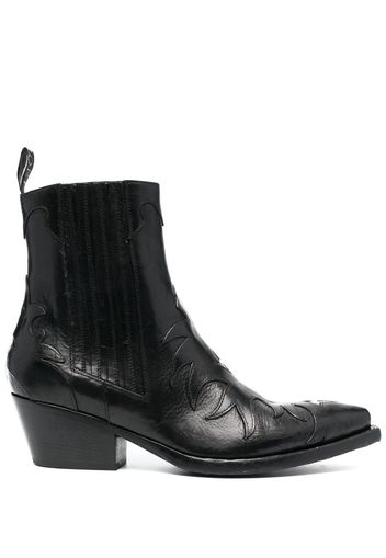 SARTORE pointed ankle boots - Nero