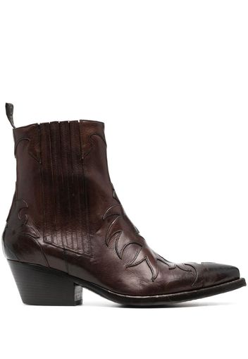 Sartore leather ankle boots - Marrone