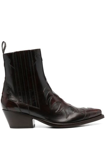 Sartore Cuban chelsea boots - Marrone