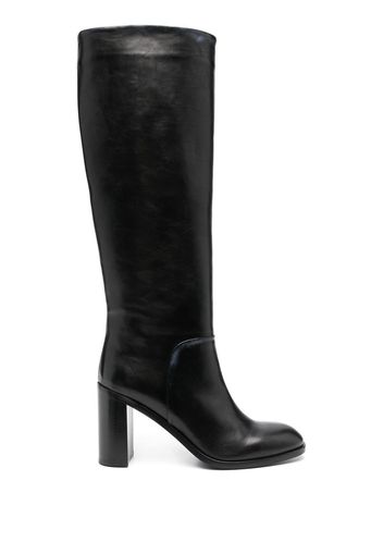 Sartore Diver knee-high leather boots - Nero