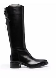 Sartore rear-zip knee length boots - Nero