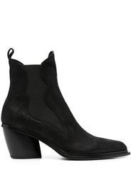 Sartore 70mm square-toe leather boots - Nero