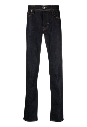 Sartoria Tramarossa stretch-cotton straight-leg jeans - Blu