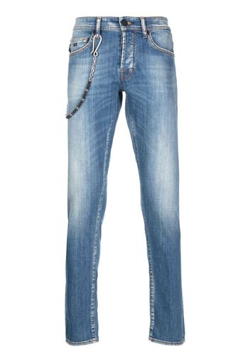 Sartoria Tramarossa chain-detailed straight-leg jeans - Blu