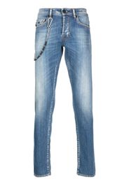 Sartoria Tramarossa chain-detailed straight-leg jeans - Blu