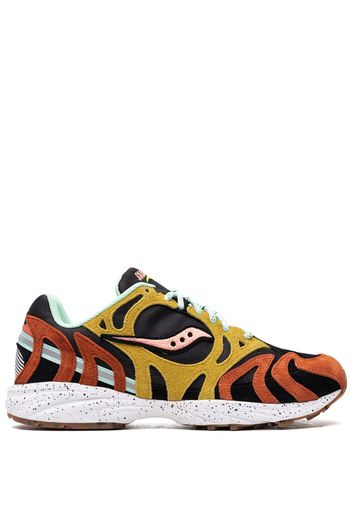 Saucony Grid Azura 2000 panelled sneakers - Marrone