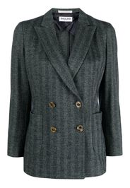 SAULINA Blazer doppiopetto a righe - Verde