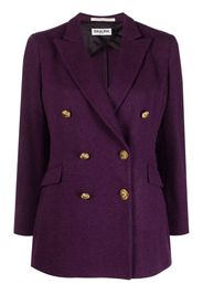 SAULINA tailored double-breasted jacket - Viola