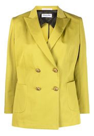 SAULINA double-breasted button blazer - Verde