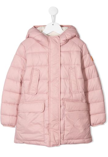 hooded padded jacket