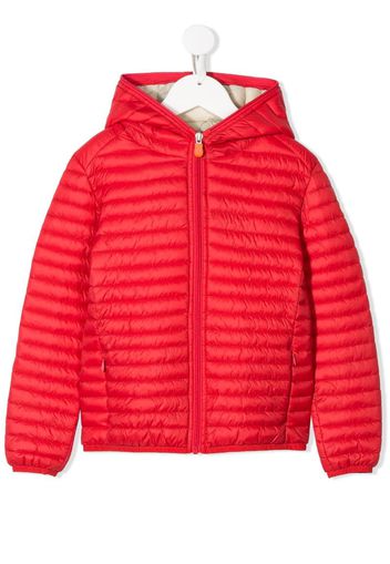 hooded padded jacket