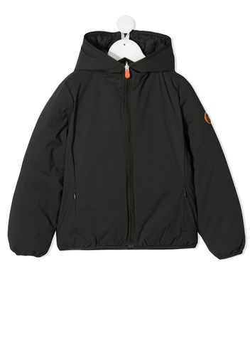 padded hooded jacket