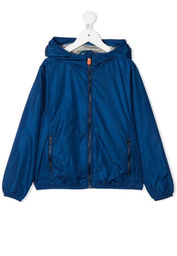 Save The Duck Kids hooded jacket - Blu