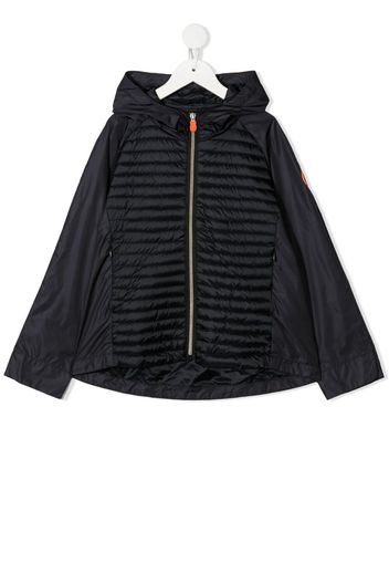 Save The Duck Kids padded hooded jacket - Nero