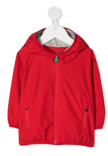 Save The Duck Kids logo-patch sleeve jacket - Rosso