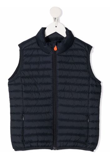 Save The Duck Kids Giga quilted gilet - Blu