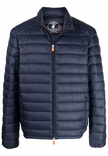 Save The Duck high-neck puffer jacket - Blu