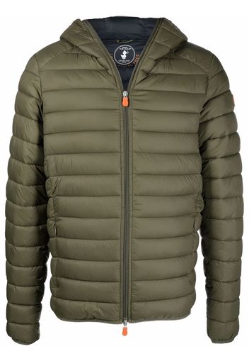 Save The Duck hooded puffer jacket - Verde