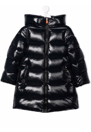 Save The Duck Kids hooded padded coat - Nero