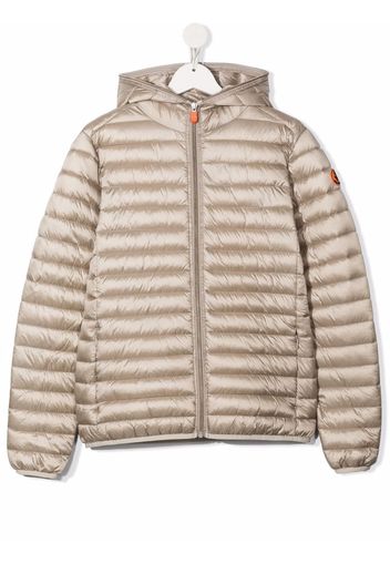 Save The Duck Kids TEEN zipped padded jacket - Toni neutri