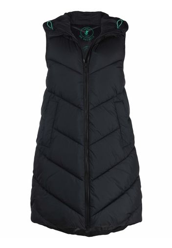 Save The Duck quilted hooded gilet - Nero