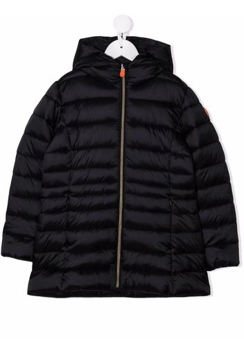 Save The Duck Kids hooded padded coat - Nero