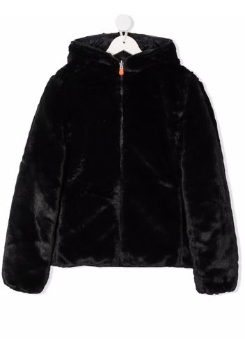 Save The Duck Kids padded zip up jacket - Nero