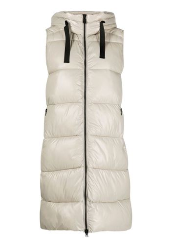 Save The Duck long puffer gilet - Toni neutri