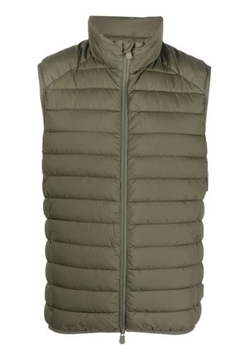 Save The Duck Gilet imbottito con zip - Verde