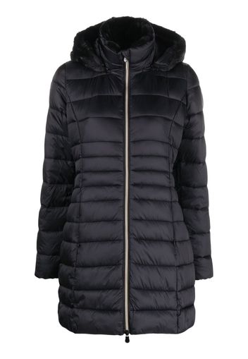 Save The Duck Maylin faux-fur lined puffer coat - Nero