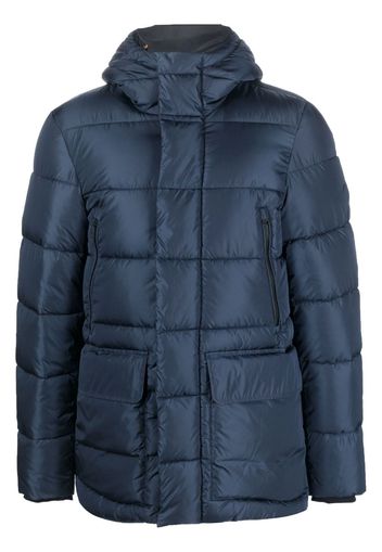 Save The Duck hooded padded puffer jacket - Blu